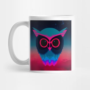 Synthwave owl Mug